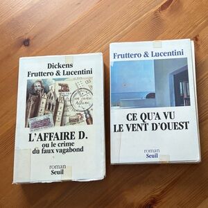2 romans de Fruttero & Lucentini
- L’affaire D
- Ce qu’a vu le vent d’ouest